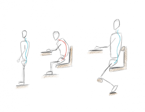 3 astuces pour une meilleure position assise - Chirosphere Neuchâtel